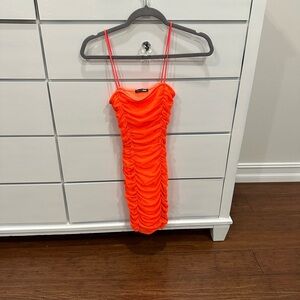 FashionNova Size XS. Color Bright Orange.
